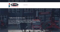 Desktop Screenshot of cito-as.dk